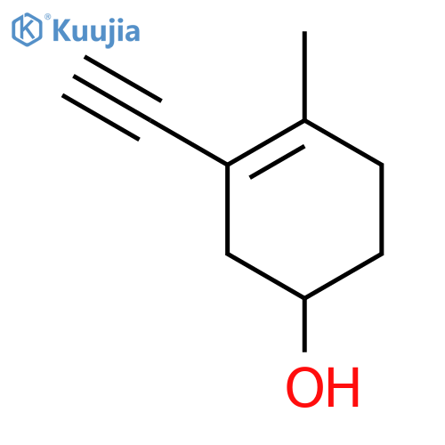 3-Cyclohexen-1-ol,3-ethynyl-4-methyl-, (R)- (9CI) structure
