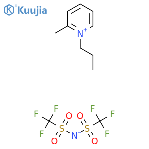 2-Methyl-1-propylpyridinium bistrifluoromethylsulfonyl)imide structure