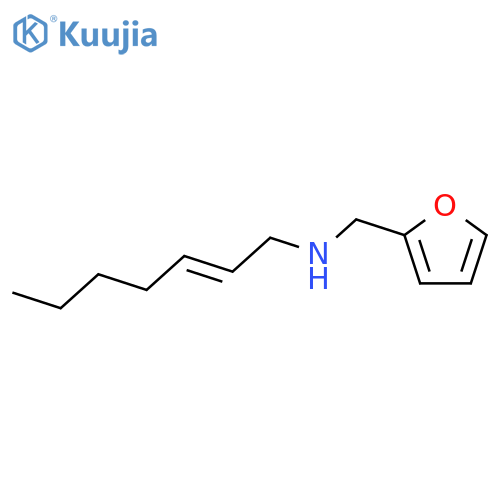 2-Furanmethanamine, N-2-heptenyl- structure