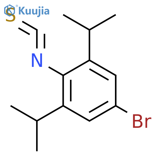 Benzene, 5-bromo-2-isothiocyanato-1,3-bis(1-methylethyl)- structure
