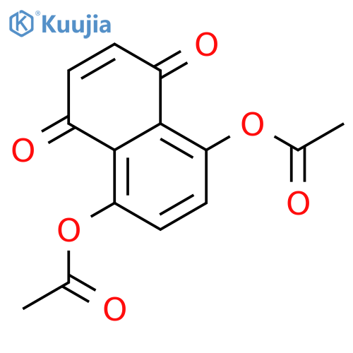 1,4-Naphthalenedione,5,8-bis(acetyloxy)- structure