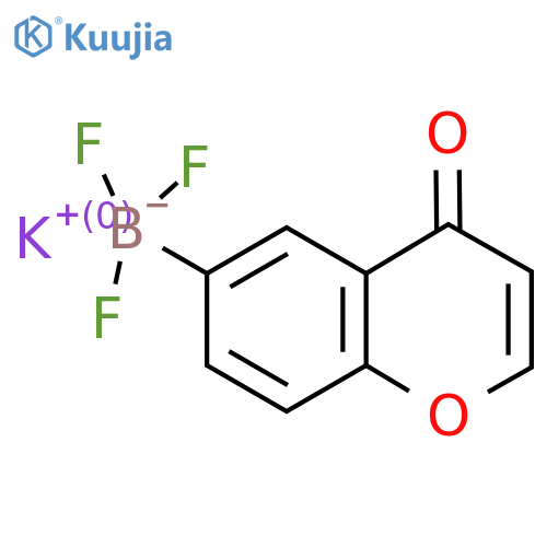 potassium trifluoro(4-oxo-4H-chromen-6-yl)boranuide structure