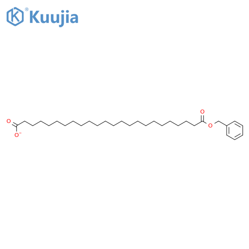 Tetracosanedioic acid, mono(phenylmethyl) ester structure