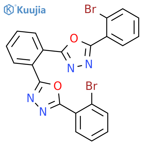 1,3,4-Oxadiazole, 2,2'-(1,2-phenylene)bis[5-(2-bromophenyl)- structure