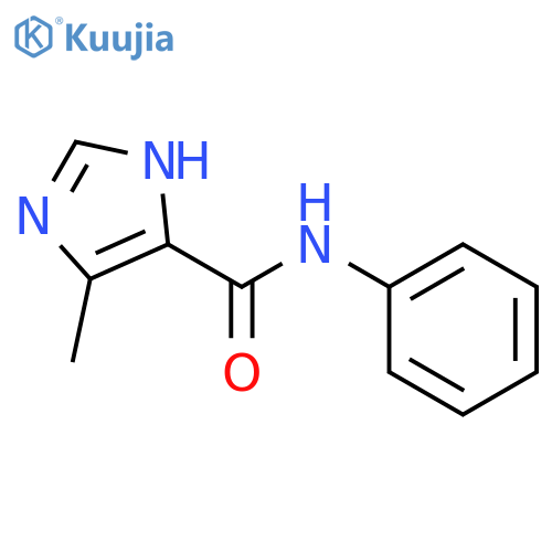 4-methyl-N-phenyl-1H-Imidazole-5-carboxamide structure
