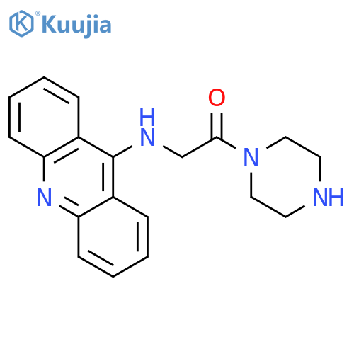 PIPERAZINE, 1-[(9-ACRIDINYLAMINO)ACETYL]- structure