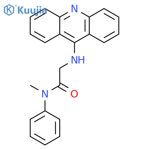 Acetamide, 2-(9-acridinylamino)-N-methyl-N-phenyl- structure