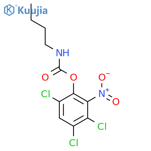 Carbamic acid, butyl-,3,4,6-trichloro-2-nitrophenyl ester (8CI) structure