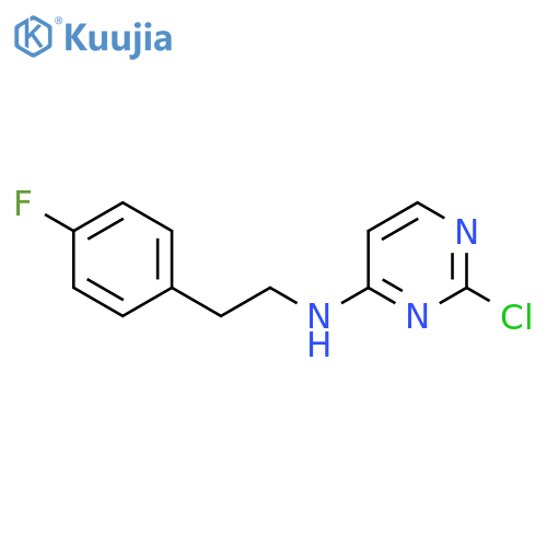 2-chloro-N-(4-fluorophenethyl)pyrimidin-4-amine structure