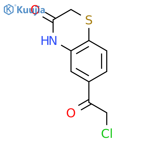 6-(2-Chloroacetyl)-4H-1,4-benzothiazin-3-one structure