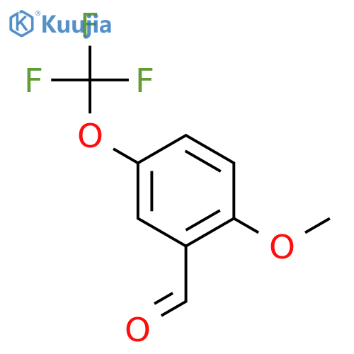 2-Methoxy-5-(trifluoromethoxy)benzaldehyde structure