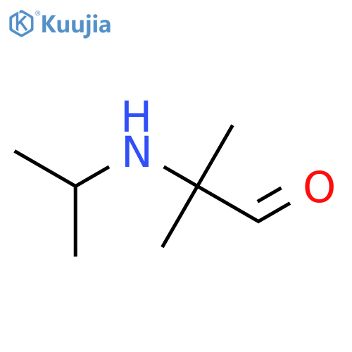 Propanal, 2-methyl-2-[(1-methylethyl)amino]- structure