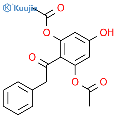 Ethanone, 1-[2,6-bis(acetyloxy)-4-hydroxyphenyl]-2-phenyl- structure