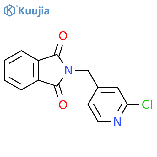 2-(2-Chloropyridin-4-yl)methylisoindole-1,3-dione structure