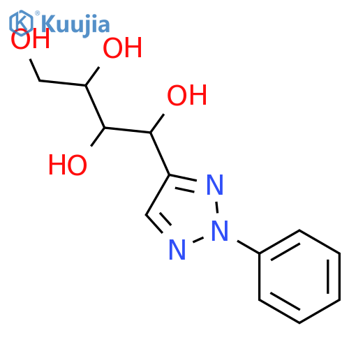 1-(2-phenyl-2H-1,2,3-triazol-4-yl)butane-1,2,3,4-tetrol structure