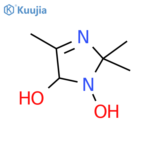 1H-Imidazol-1-yloxy, 2,5-dihydro-5-hydroxy-2,2,4-trimethyl- structure