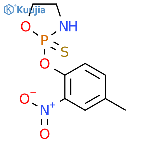 1,3,2-Oxazaphospholidine, 2-(4-methyl-2-nitrophenoxy)-, 2-sulfide structure