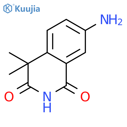 1,3(2H,4H)-Isoquinolinedione, 7-amino-4,4-dimethyl- structure