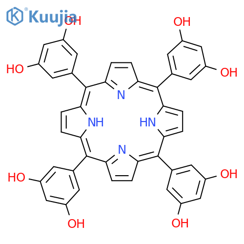 5,10,15,20-Tetrakis(3,5-dihydroxyphenyl)porphyrin structure
