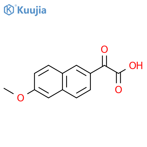 2-(6-methoxynaphthalen-2-yl)-2-oxoacetic acid structure