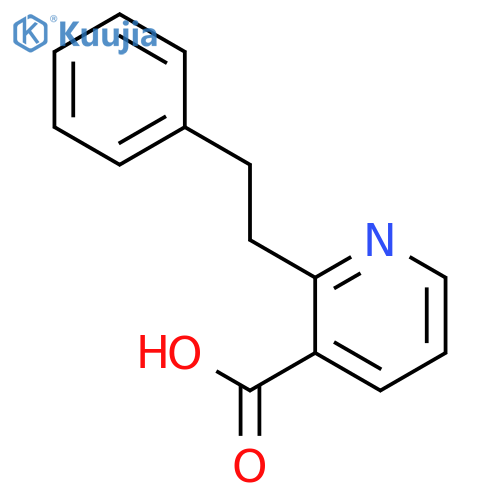 3-Pyridinecarboxylicacid, 2-(2-phenylethyl)- structure