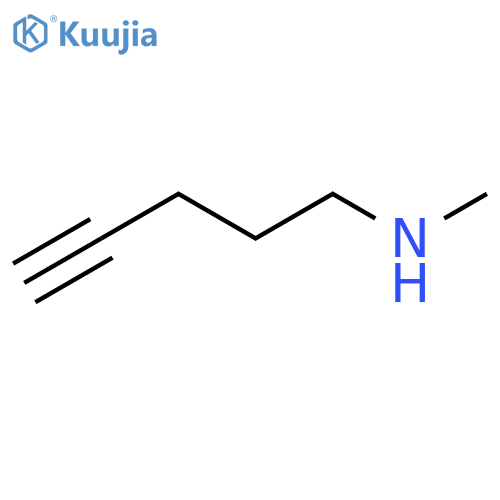 methyl(pent-4-yn-1-yl)amine structure