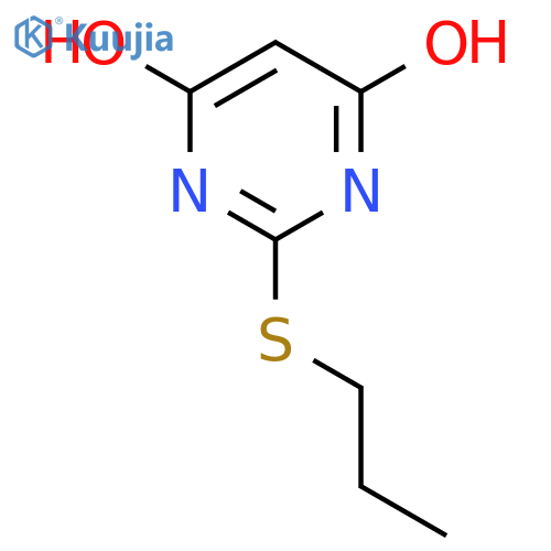 2-(Propylthio)pyrimidine-4,6-diol structure