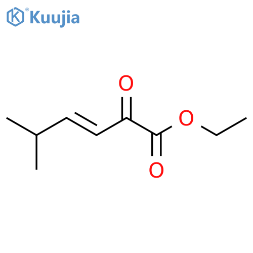 3-HEXENOIC ACID, 5-METHYL-2-OXO-, ETHYL ESTER, (E)- structure