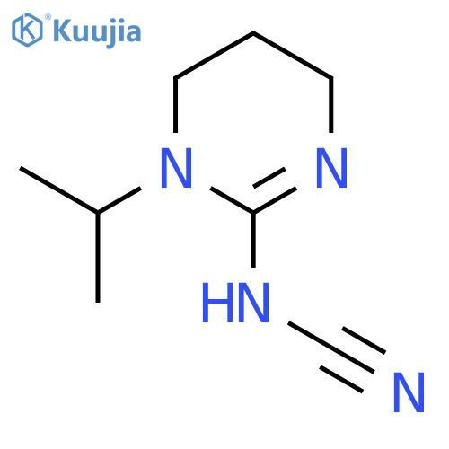 Cyanamide,[1,4,5,6-tetrahydro-1-(1-methylethyl)-2-pyrimidinyl]- (9CI) structure