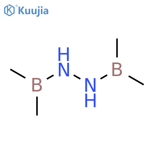 N,N'-bis(dimethylboryl)hydrazine structure