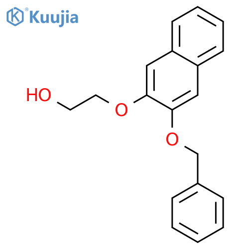 Ethanol, 2-[[3-(phenylmethoxy)-2-naphthalenyl]oxy]- structure