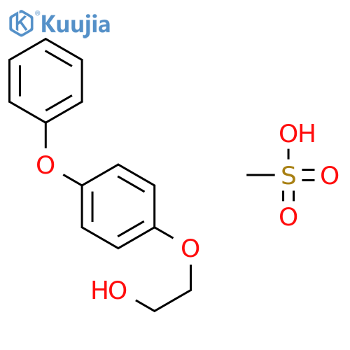 Ethanol, 2-(4-phenoxyphenoxy)-, methanesulfonate structure