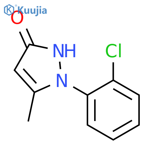 1-(2-Chlorophenyl)-5-methyl-2,3-dihydro-1H-pyrazol-3-one structure