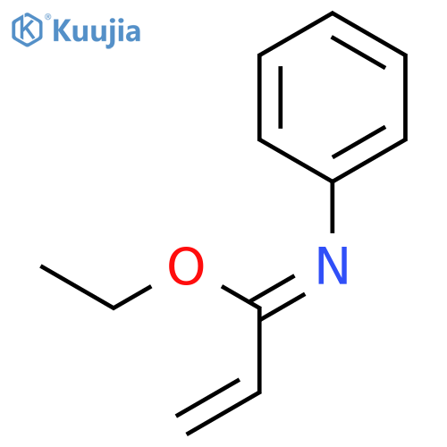 2-Propenimidic acid, N-phenyl-, ethyl ester structure