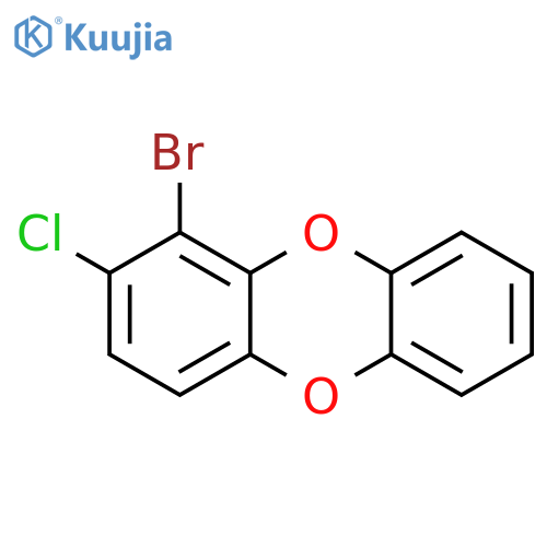 Dibenzo[b,e][1,4]dioxin, 1-bromo-2-chloro- structure