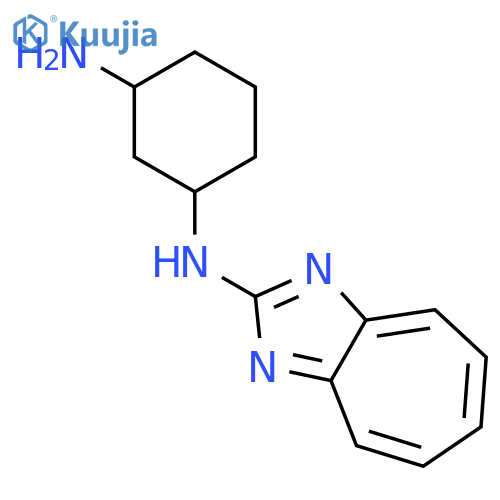 1,3-Cyclohexanediamine, N-2-cycloheptimidazolyl- structure