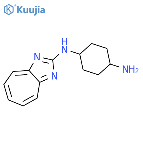 1,4-Cyclohexanediamine, N-2-cycloheptimidazolyl- structure