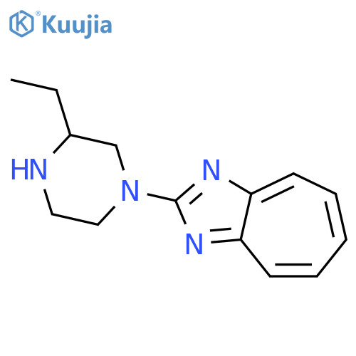 Cycloheptimidazole, 2-(3-ethyl-1-piperazinyl)- structure