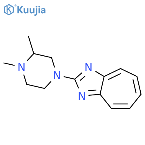 Cycloheptimidazole, 2-(3,4-dimethyl-1-piperazinyl)- structure