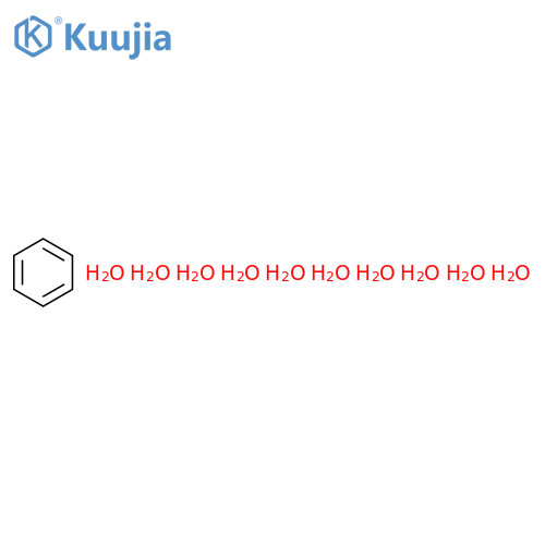 Benzene, decahydrate structure