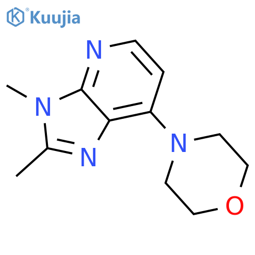 3H-Imidazo[4,5-b]pyridine, 2,3-dimethyl-7-(4-morpholinyl)- structure