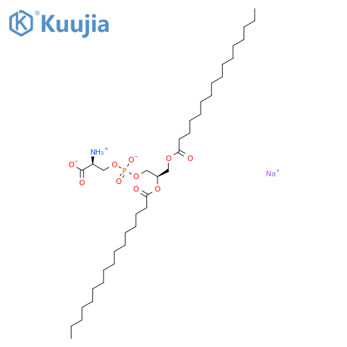 12-Dipalmitoyl-sn-glycero-3-PS sodium salt structure