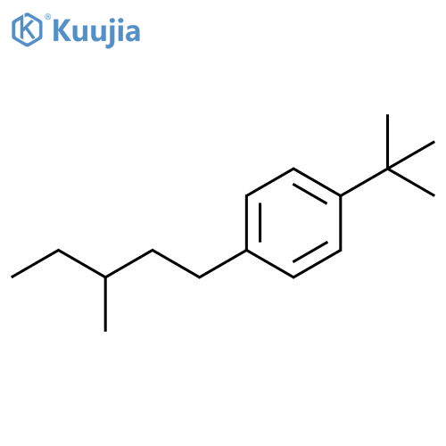 Benzene, 1-(1,1-dimethylethyl)-4-(3-methylpentyl)- structure