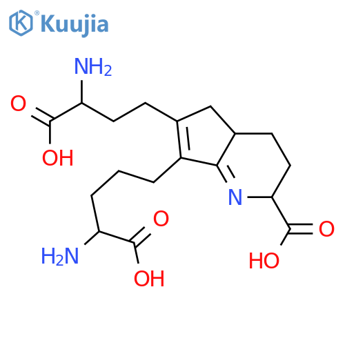 2H-Cyclopenta[b]pyridine-7-pentanoicacid, a-amino-6-(3-amino-3-carboxypropyl)-2-carboxy-3,4,4a,5-tetrahydro-(9CI) structure