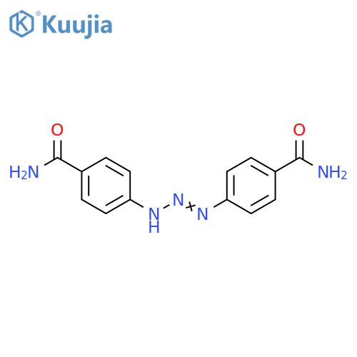 (E)-4,4'-(Triaz-1-ene-1,3-diyl)dibenzamide structure