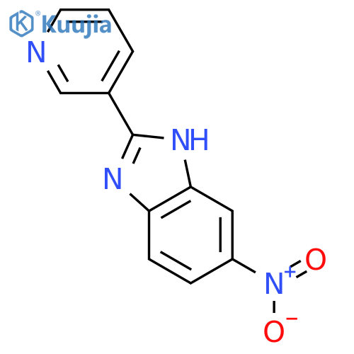 1H-Benzimidazole,6-nitro-2-(3-pyridinyl)- structure