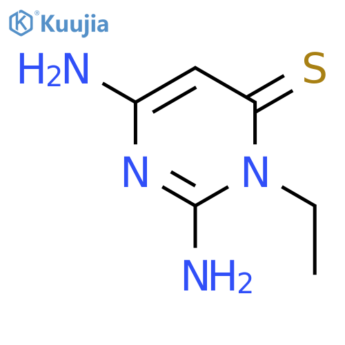 4(3H)-Pyrimidinethione,2,6-diamino-3-ethyl- structure