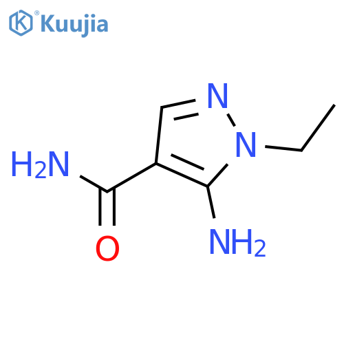 1H-Pyrazole-4-carboxamide,5-amino-1-ethyl- structure