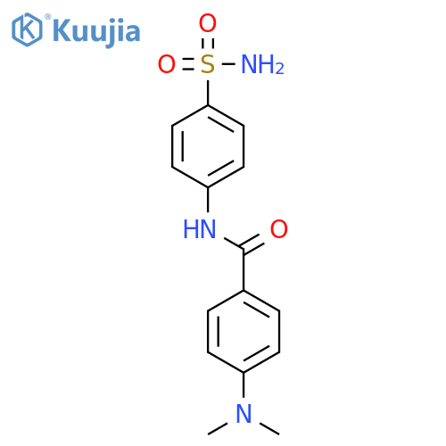 4-(dimethylamino)-N-(4-sulfamoylphenyl)benzamide structure