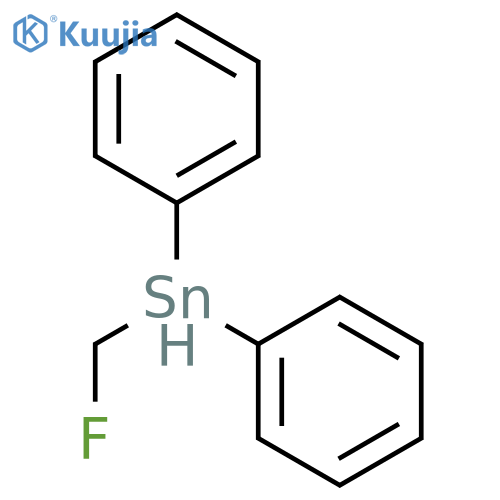 Stannane, fluoromethyldiphenyl- structure